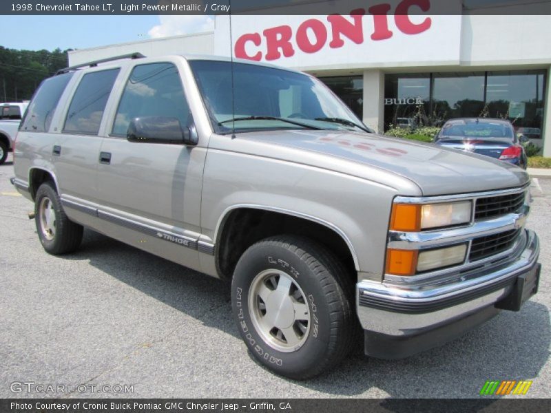 Light Pewter Metallic / Gray 1998 Chevrolet Tahoe LT