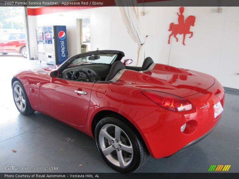 Aggressive Red / Ebony 2007 Pontiac Solstice Roadster