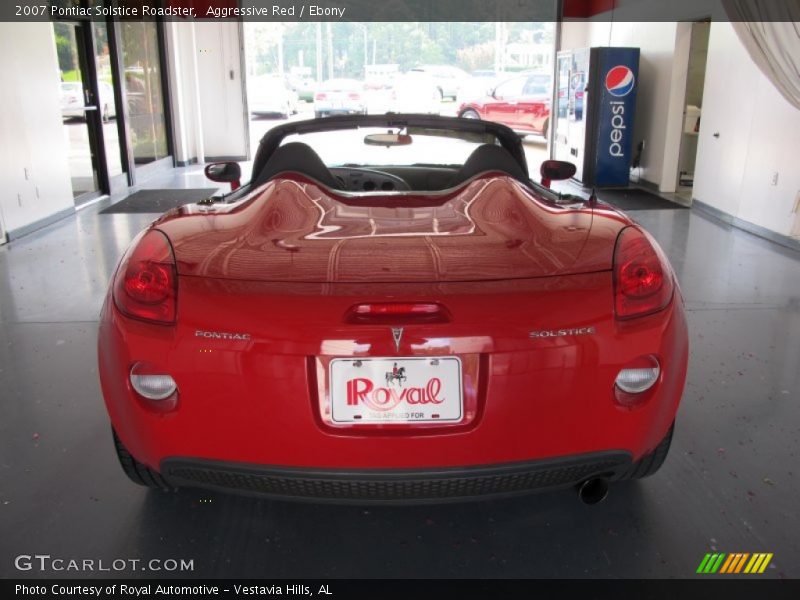 Aggressive Red / Ebony 2007 Pontiac Solstice Roadster