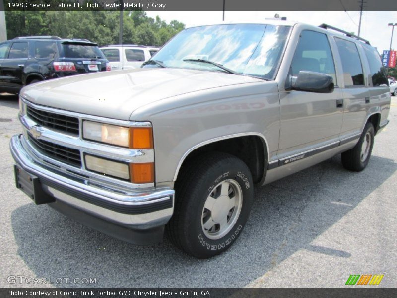 Light Pewter Metallic / Gray 1998 Chevrolet Tahoe LT