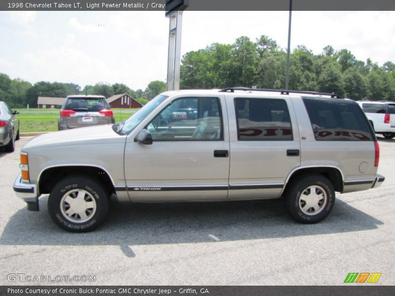 Light Pewter Metallic / Gray 1998 Chevrolet Tahoe LT