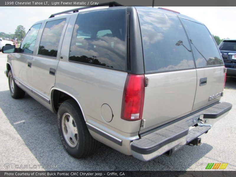 Light Pewter Metallic / Gray 1998 Chevrolet Tahoe LT