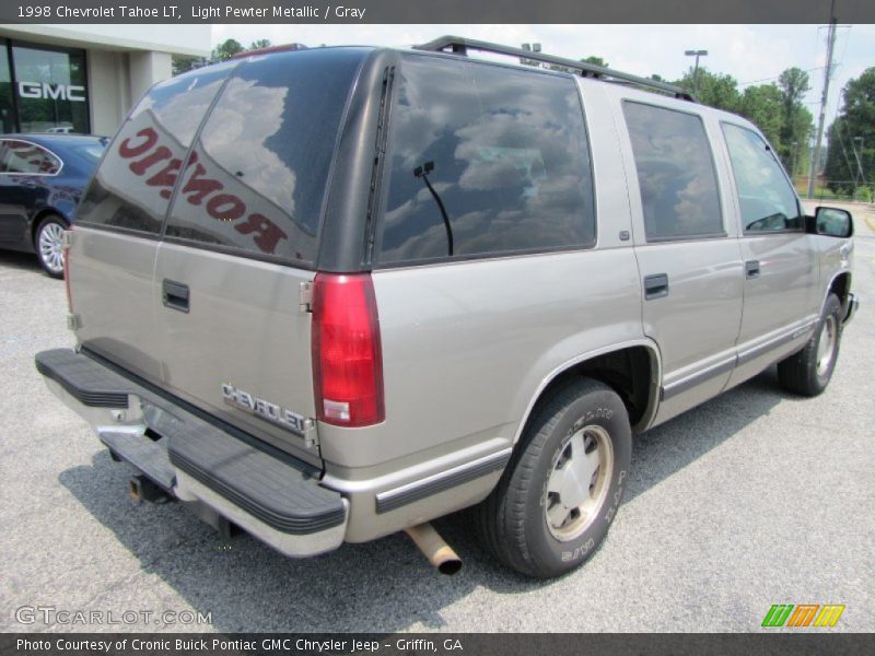 Light Pewter Metallic / Gray 1998 Chevrolet Tahoe LT