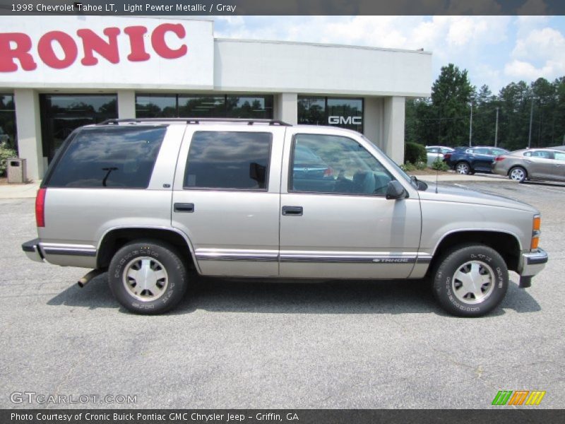 Light Pewter Metallic / Gray 1998 Chevrolet Tahoe LT