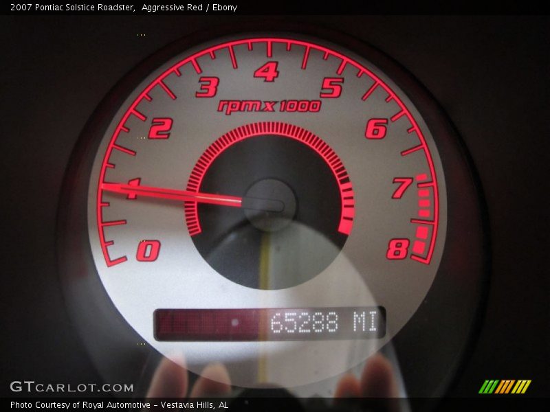 Aggressive Red / Ebony 2007 Pontiac Solstice Roadster