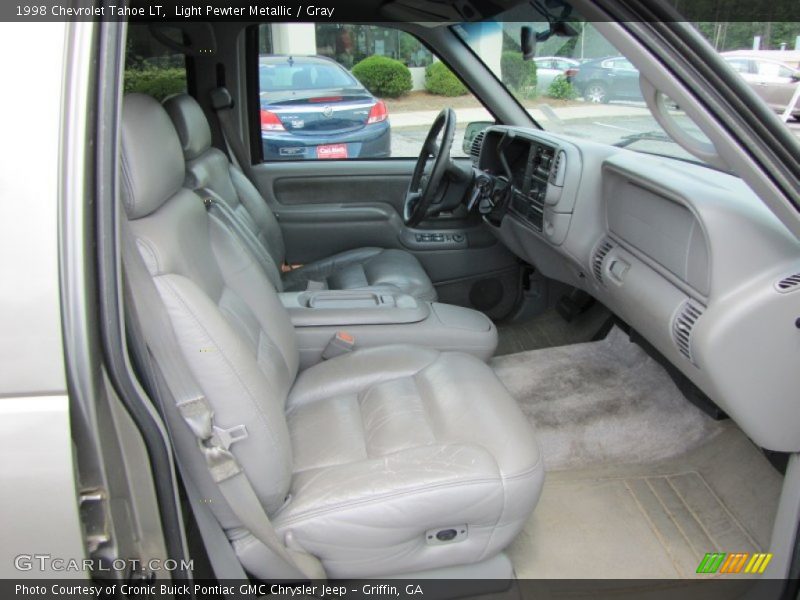 Light Pewter Metallic / Gray 1998 Chevrolet Tahoe LT