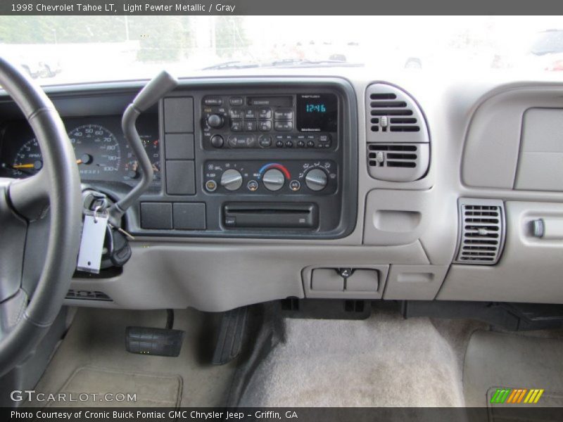 Light Pewter Metallic / Gray 1998 Chevrolet Tahoe LT
