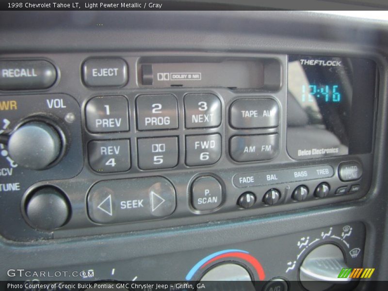 Light Pewter Metallic / Gray 1998 Chevrolet Tahoe LT