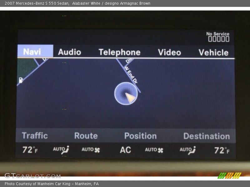 Alabaster White / designo Armagnac Brown 2007 Mercedes-Benz S 550 Sedan