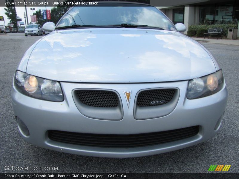 Quicksilver Metallic / Black 2004 Pontiac GTO Coupe