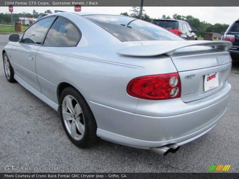 Quicksilver Metallic / Black 2004 Pontiac GTO Coupe