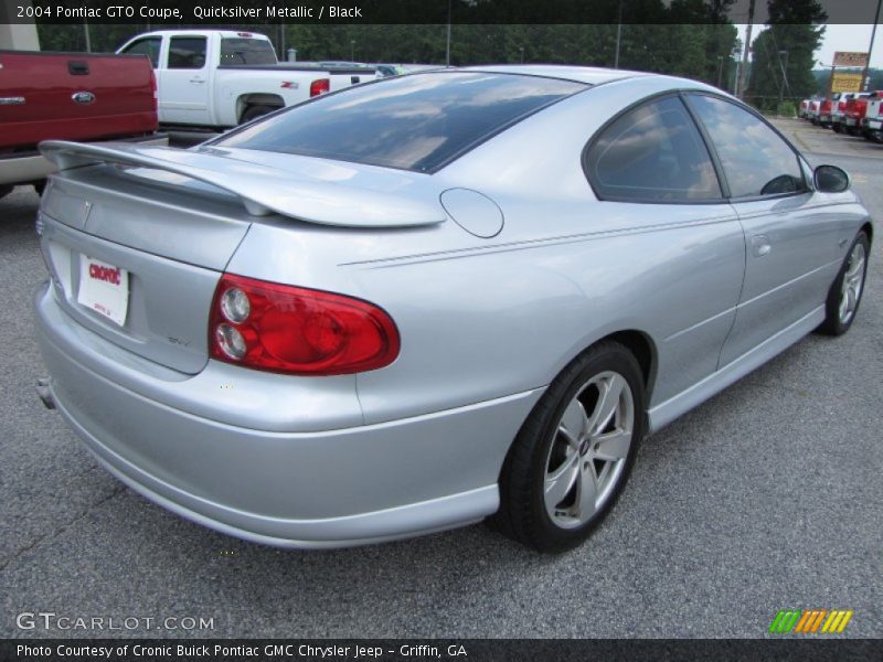 Quicksilver Metallic / Black 2004 Pontiac GTO Coupe