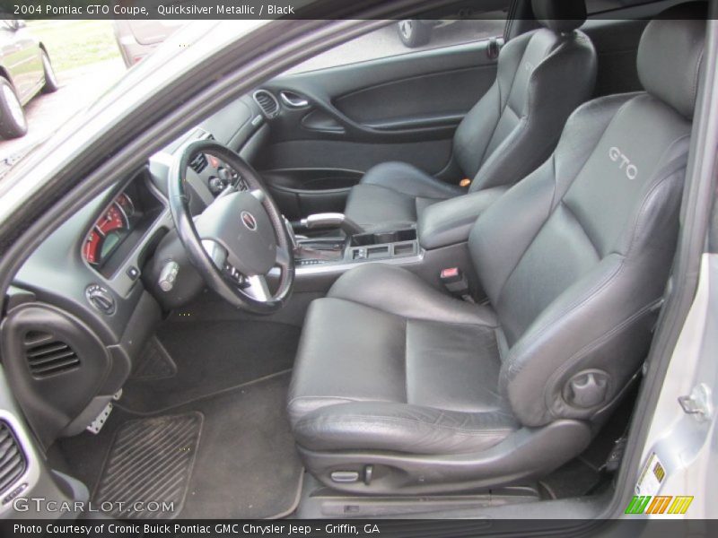  2004 GTO Coupe Black Interior