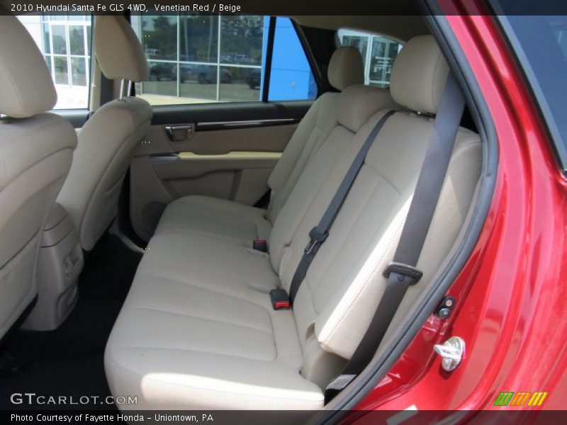 Venetian Red / Beige 2010 Hyundai Santa Fe GLS 4WD