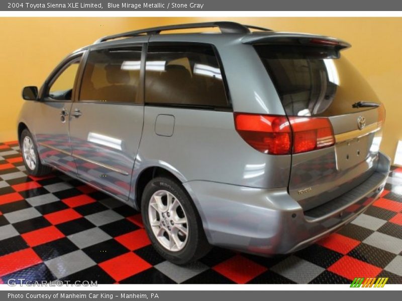 Blue Mirage Metallic / Stone Gray 2004 Toyota Sienna XLE Limited