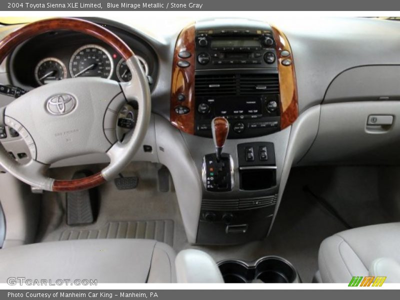 Blue Mirage Metallic / Stone Gray 2004 Toyota Sienna XLE Limited