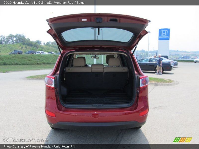 Venetian Red / Beige 2010 Hyundai Santa Fe GLS 4WD