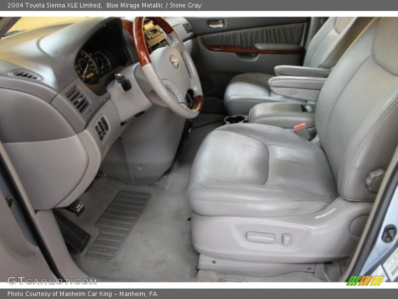 Blue Mirage Metallic / Stone Gray 2004 Toyota Sienna XLE Limited