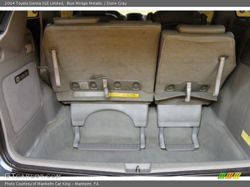Blue Mirage Metallic / Stone Gray 2004 Toyota Sienna XLE Limited