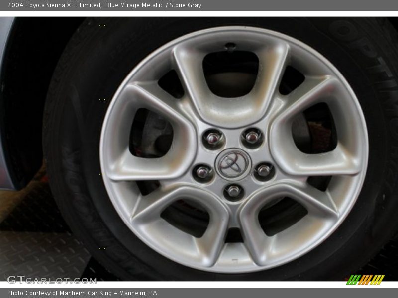 Blue Mirage Metallic / Stone Gray 2004 Toyota Sienna XLE Limited