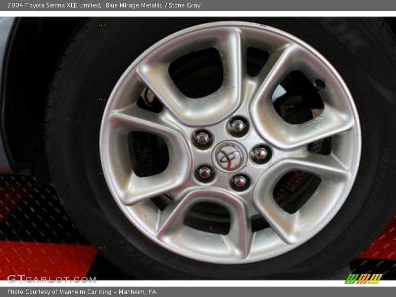 Blue Mirage Metallic / Stone Gray 2004 Toyota Sienna XLE Limited