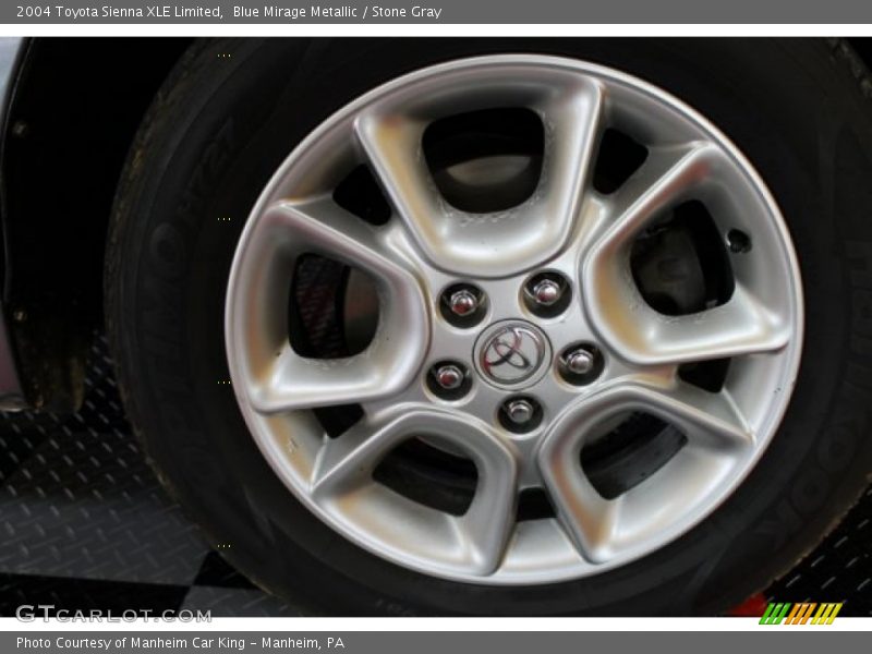 Blue Mirage Metallic / Stone Gray 2004 Toyota Sienna XLE Limited