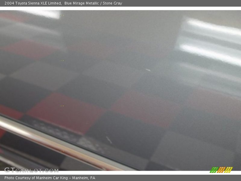 Blue Mirage Metallic / Stone Gray 2004 Toyota Sienna XLE Limited