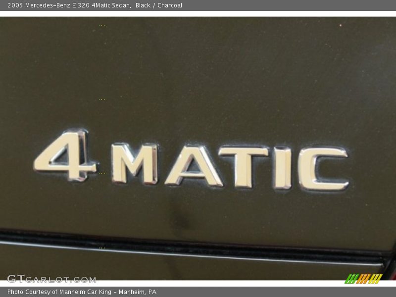 Black / Charcoal 2005 Mercedes-Benz E 320 4Matic Sedan