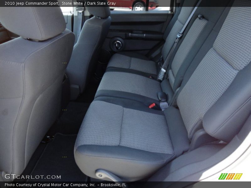 Stone White / Dark Slate Gray 2010 Jeep Commander Sport