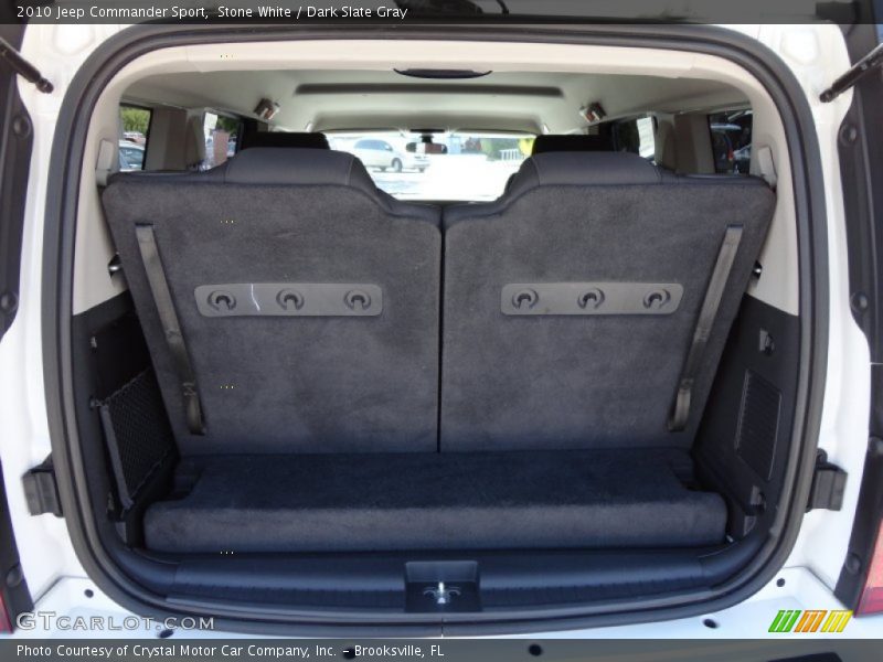 Stone White / Dark Slate Gray 2010 Jeep Commander Sport