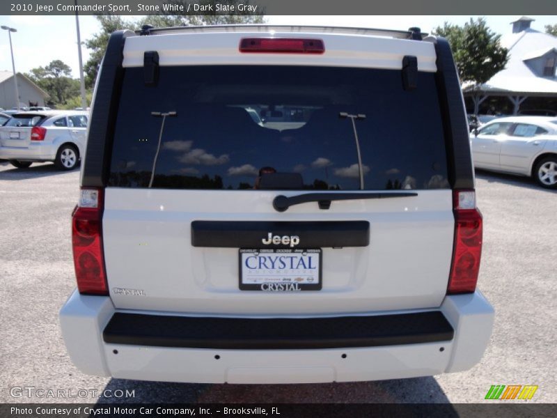 Stone White / Dark Slate Gray 2010 Jeep Commander Sport