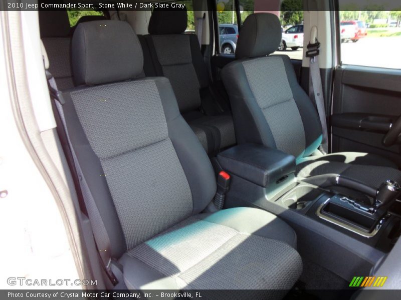 Stone White / Dark Slate Gray 2010 Jeep Commander Sport
