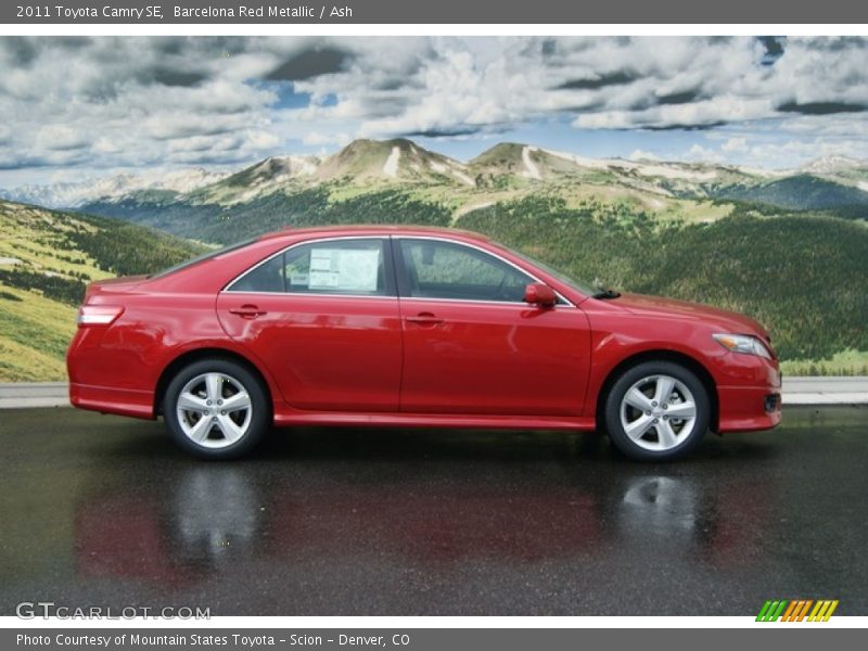 Barcelona Red Metallic / Ash 2011 Toyota Camry SE