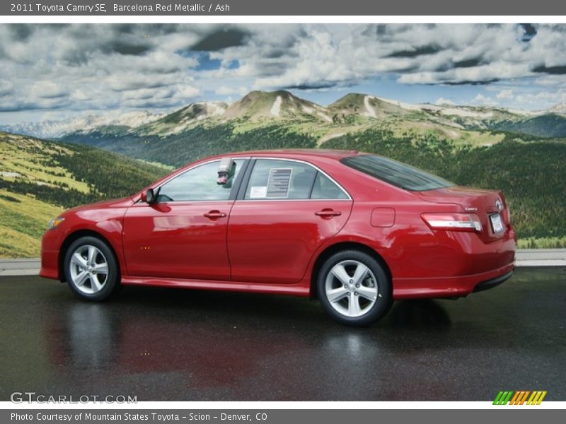 Barcelona Red Metallic / Ash 2011 Toyota Camry SE