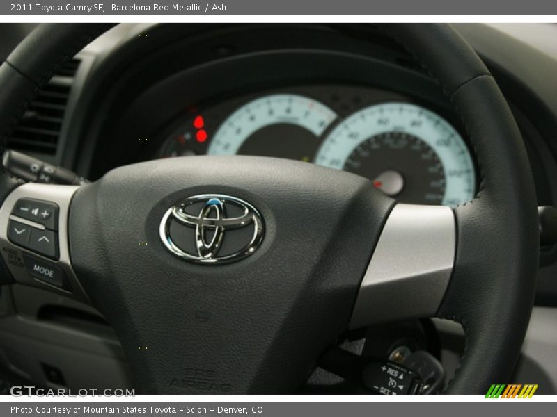 Barcelona Red Metallic / Ash 2011 Toyota Camry SE