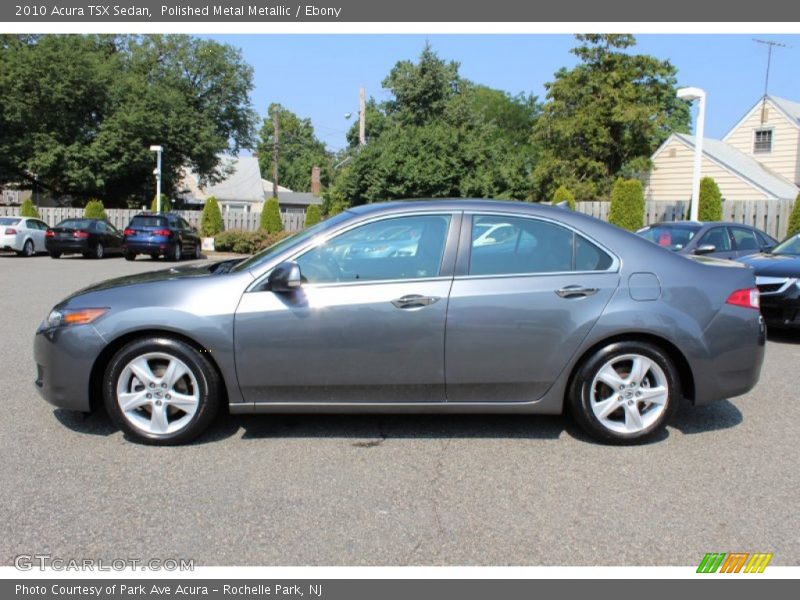 Polished Metal Metallic / Ebony 2010 Acura TSX Sedan