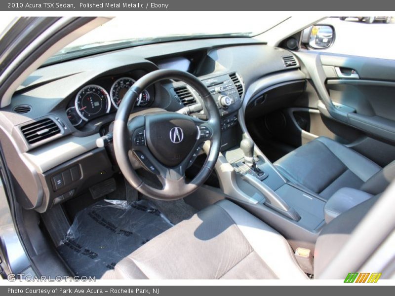 Polished Metal Metallic / Ebony 2010 Acura TSX Sedan