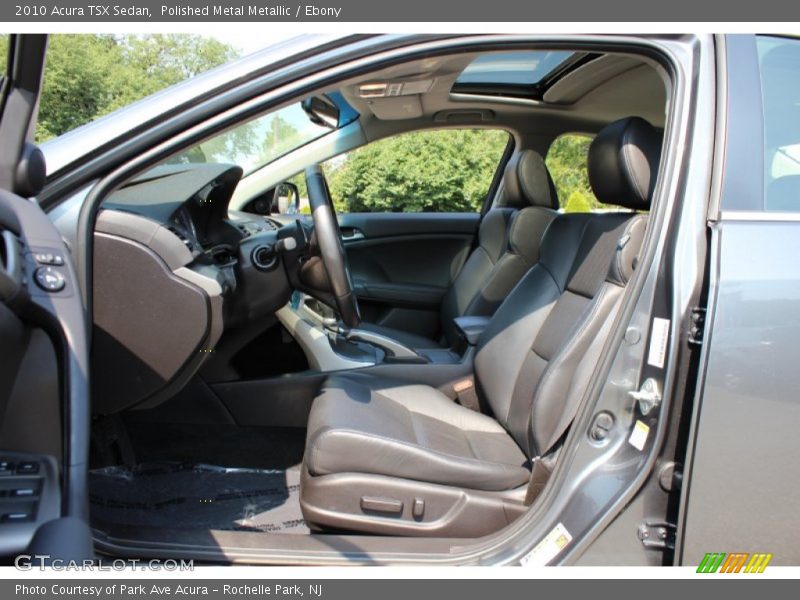 Polished Metal Metallic / Ebony 2010 Acura TSX Sedan