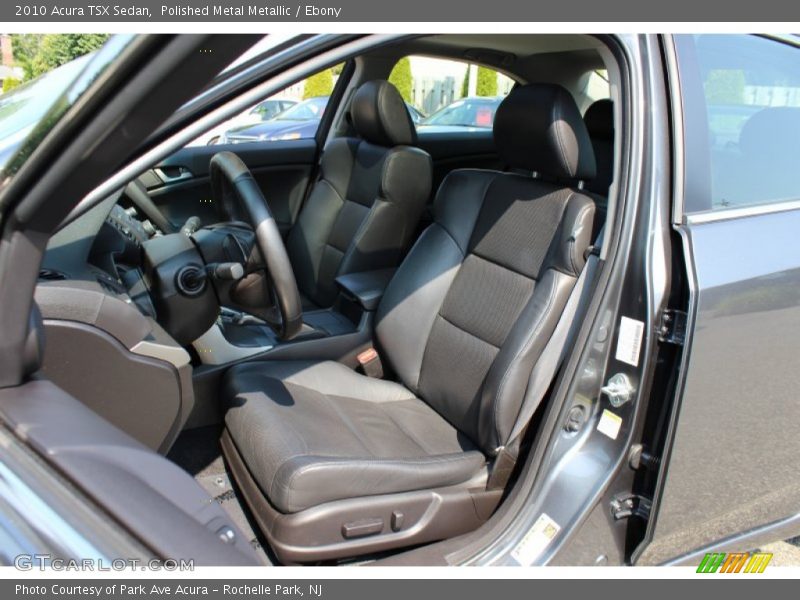 Polished Metal Metallic / Ebony 2010 Acura TSX Sedan