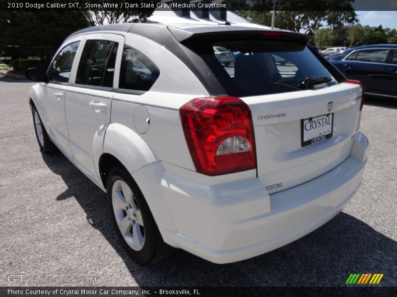 Stone White / Dark Slate Gray/Medium Graystone 2010 Dodge Caliber SXT