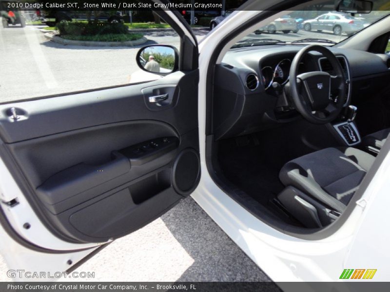Stone White / Dark Slate Gray/Medium Graystone 2010 Dodge Caliber SXT