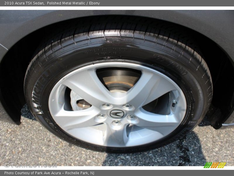 Polished Metal Metallic / Ebony 2010 Acura TSX Sedan