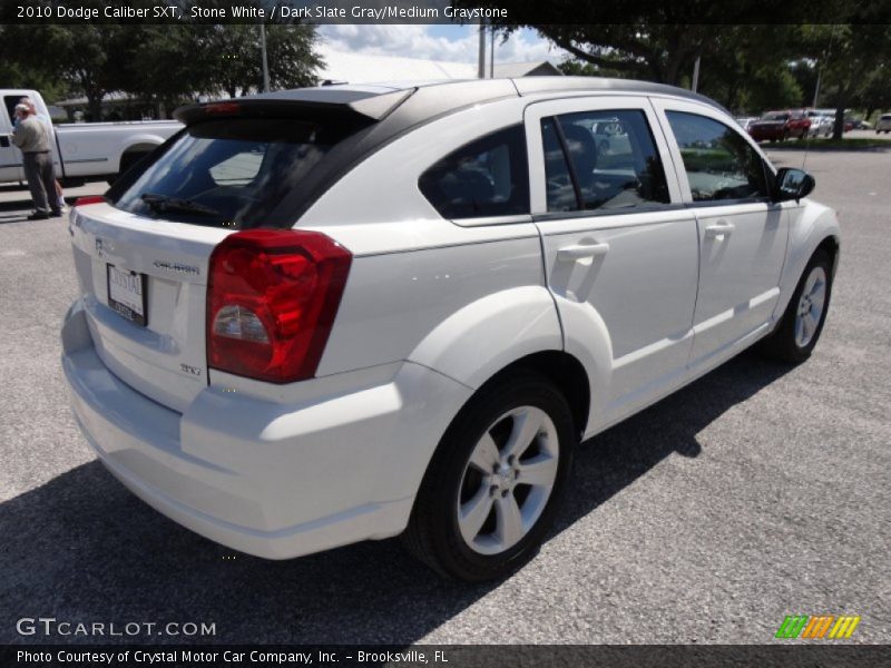 Stone White / Dark Slate Gray/Medium Graystone 2010 Dodge Caliber SXT