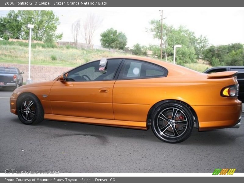 Brazen Orange Metallic / Black 2006 Pontiac GTO Coupe
