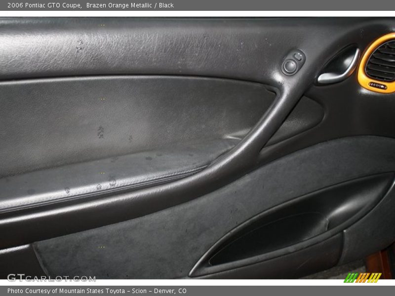 Brazen Orange Metallic / Black 2006 Pontiac GTO Coupe