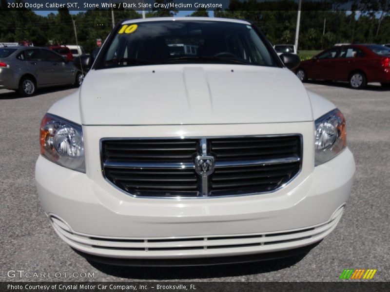 Stone White / Dark Slate Gray/Medium Graystone 2010 Dodge Caliber SXT
