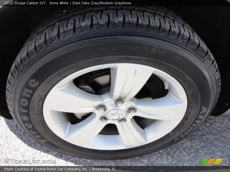 Stone White / Dark Slate Gray/Medium Graystone 2010 Dodge Caliber SXT