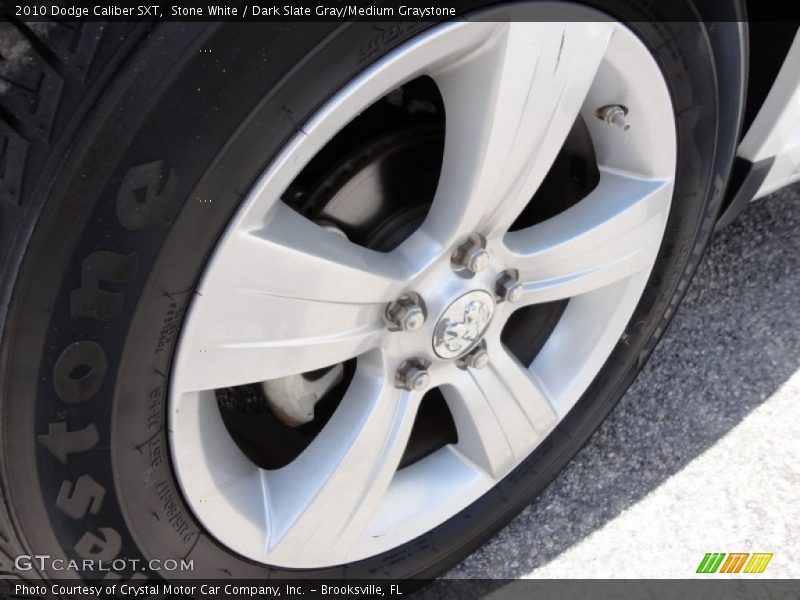 Stone White / Dark Slate Gray/Medium Graystone 2010 Dodge Caliber SXT