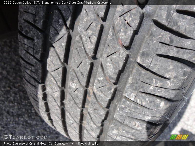 Stone White / Dark Slate Gray/Medium Graystone 2010 Dodge Caliber SXT