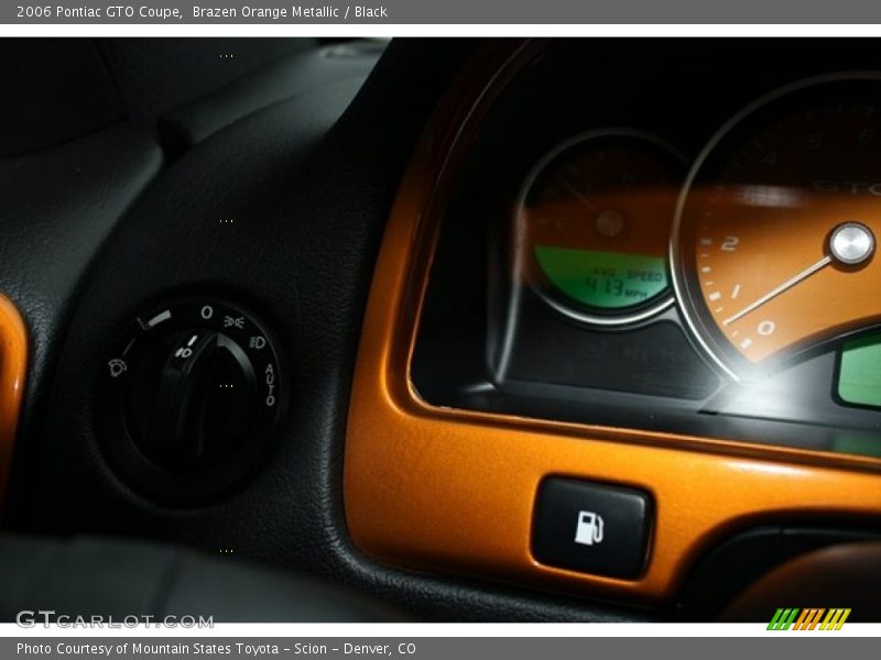 Brazen Orange Metallic / Black 2006 Pontiac GTO Coupe
